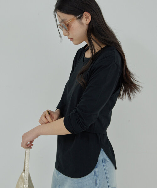 GALLARDAGALANTE レイヤードカットソー GALLARDAGALANTE（ガリャルダガランテ）の「レイヤード