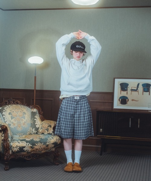 common gull products.（コモンガルプロダクツ）の「CONVENIENCEYOUNG×common gull products. people and animals hoodie（パーカー・レディース・オートミール/スミクロ/ピンク系・SMALL/MEDIUM/LARGE）」の5枚目の写真