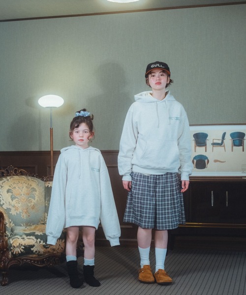 common gull products.（コモンガルプロダクツ）の「CONVENIENCEYOUNG×common gull products. people and animals hoodie（パーカー・レディース・オートミール/スミクロ/ピンク系・SMALL/MEDIUM/LARGE）」の17枚目の写真