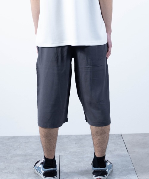 SKKONE(スコーネ)の「【Nylaus】レーヨン リラックスパンツ ハーフパンツ ショートパンツ(その他パンツ・メンズ・ブラック×レッド/ブラック/カーキ/ブルー/インディゴ×ゴールド/ブラック×ホワイト/チャコール・M/L/LL)」の22枚目の写真