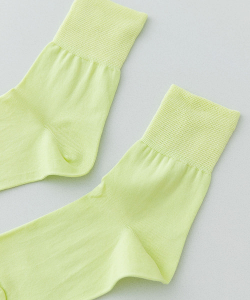 RODE SKO（ロデスコ）の「PIEDI NUDI　COTTON SOLID SHORT SOCKS（ソックス/靴下・レディース・シルバー/ホワイト/グリーン系その他・-）」の5枚目の写真