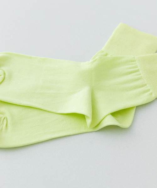 RODE SKO（ロデスコ）の「PIEDI NUDI　COTTON SOLID SHORT SOCKS（ソックス/靴下・レディース・シルバー/ホワイト/グリーン系その他・-）」の6枚目の写真