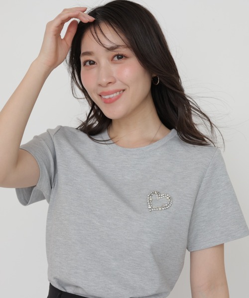 Apuweiser-riche〈Hello Kittyコラボ〉ビジューカットソー 新品未使用タグ付き♡アプワイザーリッシェ♡ハローキティコラボ