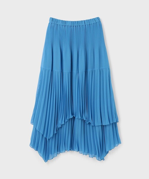 Diagram(ダイアグラム)の「イレギュラープリーツスカート(スカート・レディース・グレー/ピンク/ブルー・36)」の8枚目の写真