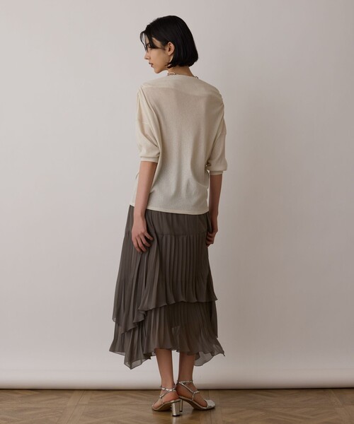 Diagram(ダイアグラム)の「イレギュラープリーツスカート(スカート・レディース・グレー/ピンク/ブルー・36)」の21枚目の写真