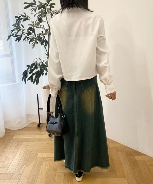 mebole（メボレ）の「レースアップリボンシャツ（シャツ/ブラウス・レディース・ホワイト・FREE）」の19枚目の写真