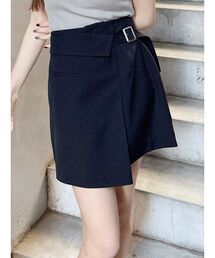 MURUA | 【セットアップ対応】サイドベルトラップライクミニスカート(スカート)