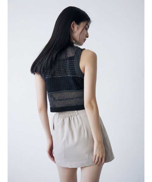 MURUA（ムルーア）の「【セットアップ対応】サイドベルトラップライクミニスカート（スカート・レディース・ブルー/ブラック/ダークグレー/ベージュ・1/2）」の19枚目の写真