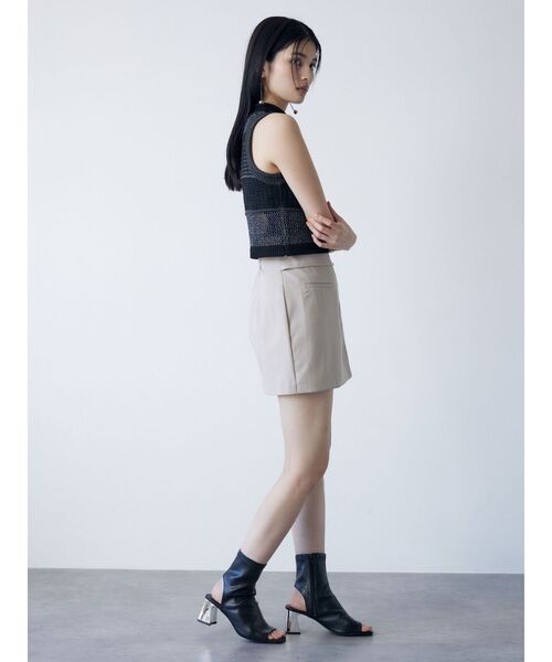 MURUA（ムルーア）の「【セットアップ対応】サイドベルトラップライクミニスカート（スカート・レディース・ブルー/ブラック/ダークグレー/ベージュ・1/2）」の21枚目の写真