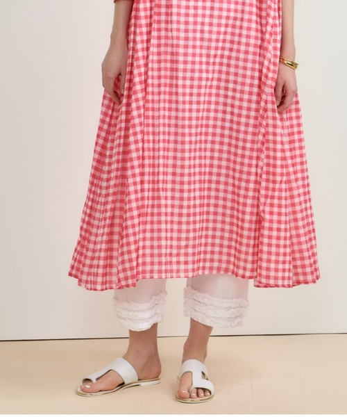未使用品 HOUSE OF LOTUS リネンフリルパンツ HOUSE OF LOTUS（ハウスオブロータス）の「リネンフリルパンツ（その他