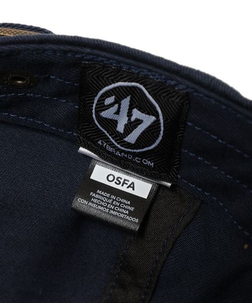 NANGA(ナンガ)の「NANGA×47 COTTON CAP/ナンガ× 47 コットンキャップ(キャップ・メンズ・ブラック/カーキ/ネイビー/パープル/マルチ・FREE)」の16枚目の写真