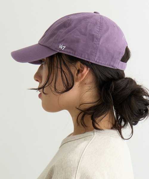 NANGA(ナンガ)の「NANGA×47 COTTON CAP/ナンガ× 47 コットンキャップ(キャップ・メンズ・ブラック/カーキ/ネイビー/パープル/マルチ・FREE)」の6枚目の写真