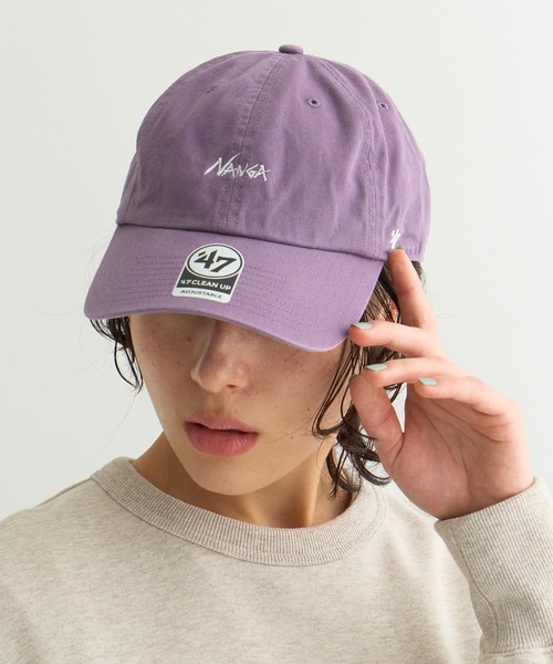 NANGA(ナンガ)の「NANGA×47 COTTON CAP/ナンガ× 47 コットンキャップ(キャップ・メンズ・ブラック/カーキ/ネイビー/パープル/マルチ・FREE)」の7枚目の写真