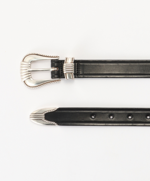 Spick & Span(スピックアンドスパン)の「TORY LEATHER/トリーレザー 3-PIECE Silver Buckle Belt(ベルト・レディース・ブラック/ブラウン・FREE)」の5枚目の写真