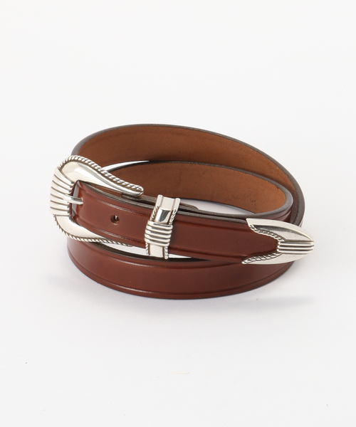 Spick & Span(スピックアンドスパン)の「TORY LEATHER/トリーレザー 3-PIECE Silver Buckle Belt(ベルト・レディース・ブラック/ブラウン・FREE)」の10枚目の写真