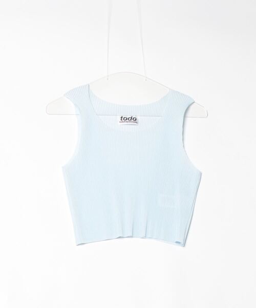 kotohayokozawa（コトハヨコザワ）の「kotohayokozawa SHEER LAYERED SHORT SLEEVE TOP TDX5-S01（その他トップス・レディース・パープル/ライトブルー・FREE）」の7枚目の写真