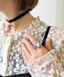 ANNA SUI GoodGirl ハートモチーフリング L ANNA SUI（アナスイ）の「ハートモチーフ リング（リング）」 - WEAR