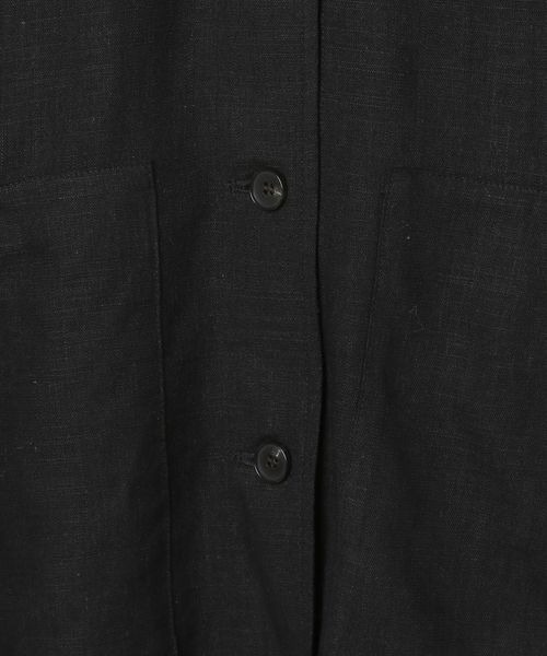 JEANASIS(ジーナシス)の「リネンCPOジャケット/411913(テーラードジャケット・レディース・ライトブルー/ブラック/ベージュ/ブラウン・FREE)」の14枚目の写真