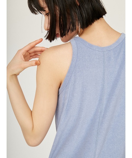 emmi（エミ）の「【限定カラー】【emmi×PlaX（TM）】パイルアメスリワンピース（ワンピース・レディース・ブルー/ブラック/ライトグレー/ブラウン・0/1）」の8枚目の写真