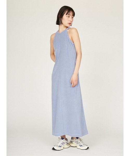 emmi（エミ）の「【限定カラー】【emmi×PlaX（TM）】パイルアメスリワンピース（ワンピース・レディース・ブルー/ブラック/ライトグレー/ブラウン・0/1）」の11枚目の写真