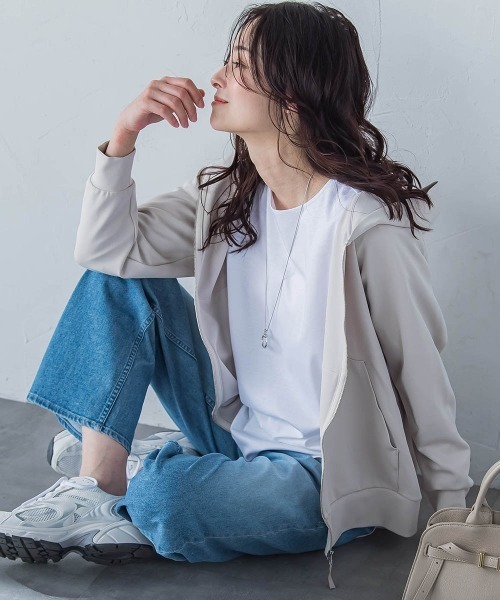 ロートレアモン 高機能スムースタッチジップパーカー セール】【WEB限定】高機能スムースタッチジップパーカー≪洗濯