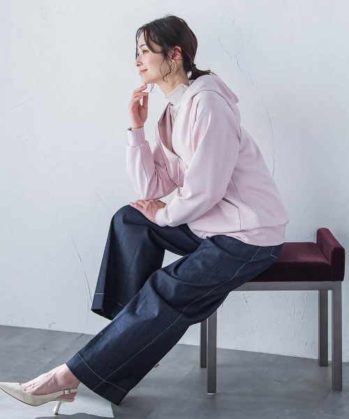 ロートレアモン 高機能スムースタッチジップパーカー セール】【WEB限定】高機能スムースタッチジップパーカー≪洗濯