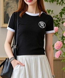 ラインスポーティTシャツ