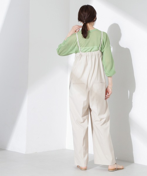 NANO universe（ナノユニバース）の「クロップドシアーニットカーディガン（カーディガン/ボレロ・レディース・ホワイト/ブラック/グリーン・FREE）」の21枚目の写真