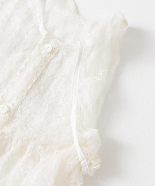 URBAN RESEARCH DOORS（アーバンリサーチドアーズ）の「『WEB/一部店舗限定サイズ』チュールチュニック(KIDS)（Tシャツ/カットソー・キッズ・アイボリー/ブラック・105/120/135/150）」の18枚目の写真