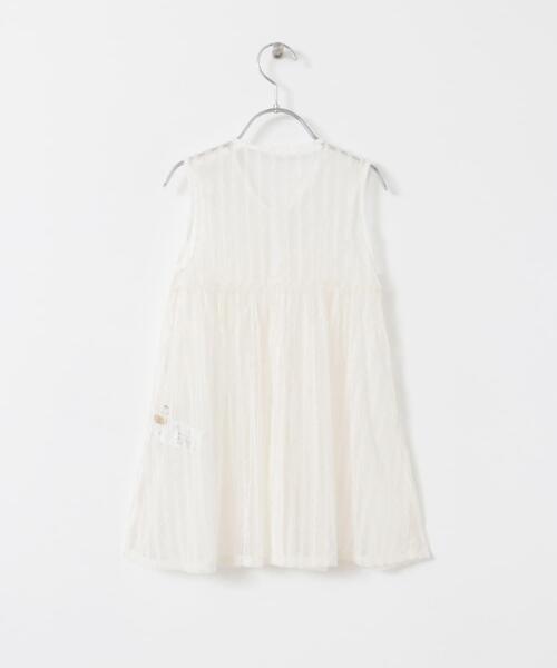 URBAN RESEARCH DOORS（アーバンリサーチドアーズ）の「『WEB/一部店舗限定サイズ』チュールチュニック(KIDS)（Tシャツ/カットソー・キッズ・アイボリー/ブラック・105/120/135/150）」の20枚目の写真