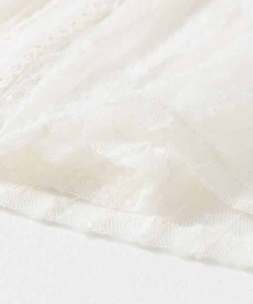 URBAN RESEARCH DOORS（アーバンリサーチドアーズ）の「『WEB/一部店舗限定サイズ』チュールチュニック(KIDS)（Tシャツ/カットソー・キッズ・アイボリー/ブラック・105/120/135/150）」の3枚目の写真