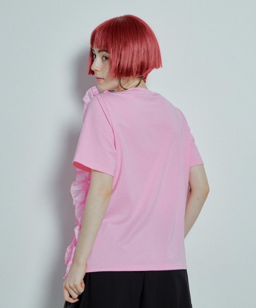 セール】フリルTシャツ（Tシャツ/カットソー）｜manana suerte