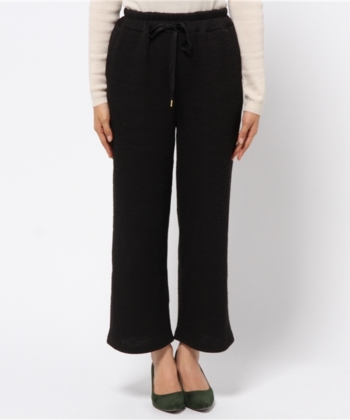 DouDou（ドゥドゥ）の「【DouDou】リブカットパンツ（その他パンツ・レディース・グレー/ブラック・FREE）」の3枚目の写真