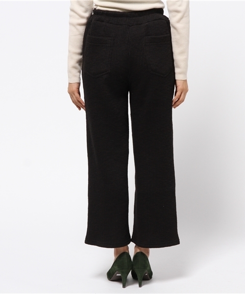 DouDou（ドゥドゥ）の「【DouDou】リブカットパンツ（その他パンツ・レディース・グレー/ブラック・FREE）」の5枚目の写真