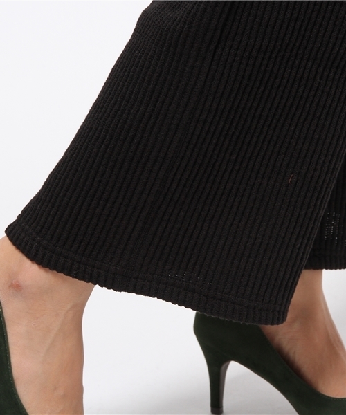 DouDou（ドゥドゥ）の「【DouDou】リブカットパンツ（その他パンツ・レディース・グレー/ブラック・FREE）」の9枚目の写真