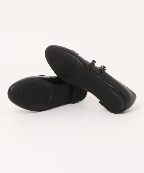 ORiental TRaffic（オリエンタルトラフィック）の「ギャザーストラップバレエパンプス/41182（バレエシューズ・レディース・イエロー/ブラック/シルバー・36/37/38/39/35）」の6枚目の写真