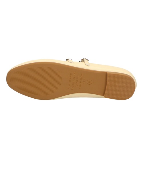 ORiental TRaffic（オリエンタルトラフィック）の「ギャザーストラップバレエパンプス/41182（バレエシューズ・レディース・イエロー/ブラック/シルバー・36/37/38/39/35）」の12枚目の写真