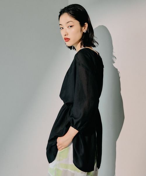 セール】着回し5分袖ブラウス《2点セット》 243208（シャツ/ブラウス