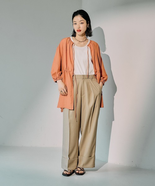 セール】着回し5分袖ブラウス《2点セット》 243208（シャツ/ブラウス