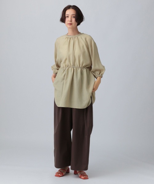 セール】着回し5分袖ブラウス《2点セット》 243208（シャツ/ブラウス