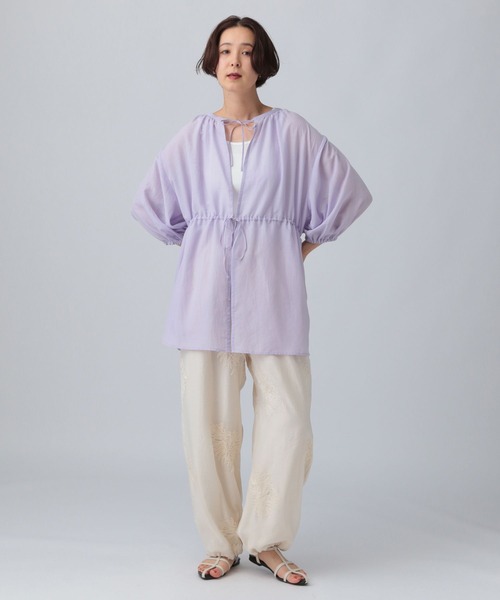 セール】着回し5分袖ブラウス《2点セット》 243208（シャツ/ブラウス