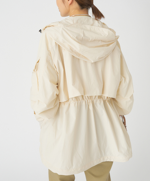 IENA（イエナ）の「Product Twelve/プロダクト トゥエルブ Rain Jacket ジャケット 25SS-PBL01（マウンテンパーカー・レディース・ブラック/ホワイト・FREE）」の5枚目の写真