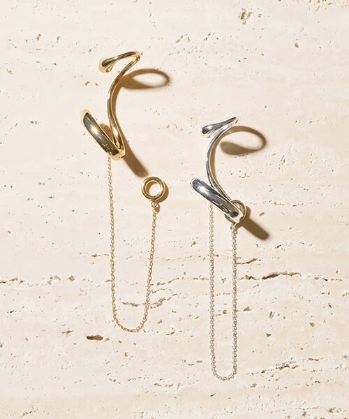 Soierie（ソワリー）の「【Soierie/ソワリー】Bio loop cuff/BIOループカフ（イヤーカフ・レディース・シルバー/ゴールド・FREE）」の7枚目の写真