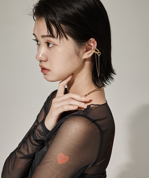 Soierie（ソワリー）の「【Soierie/ソワリー】Bio loop cuff/BIOループカフ（イヤーカフ・レディース・シルバー/ゴールド・FREE）」の6枚目の写真