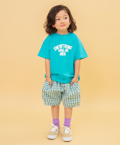 BREEZE（ブリーズ）の「【セットアップ可/WEB限定】チェックバルーンハーフパンツ_ジュニア対応（その他パンツ・キッズ・ブルー/ピンク/イエロー・90/100/110/120/130/140）」の22枚目の写真