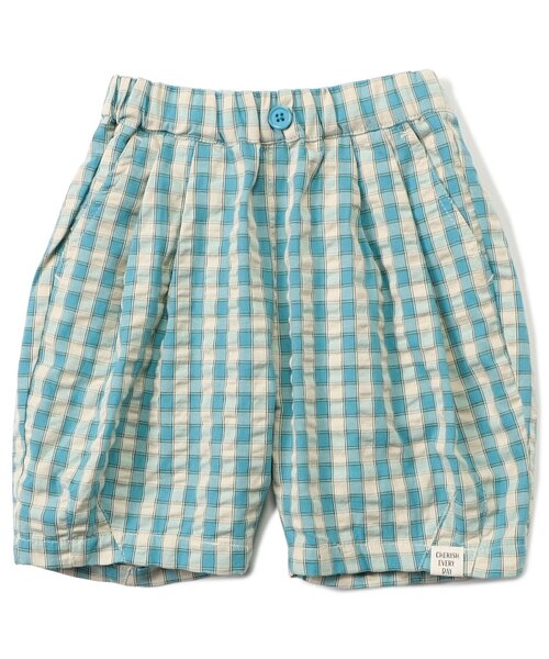 BREEZE（ブリーズ）の「【セットアップ可/WEB限定】チェックバルーンハーフパンツ_ジュニア対応（その他パンツ・キッズ・ブルー/ピンク/イエロー・90/100/110/120/130/140）」の11枚目の写真