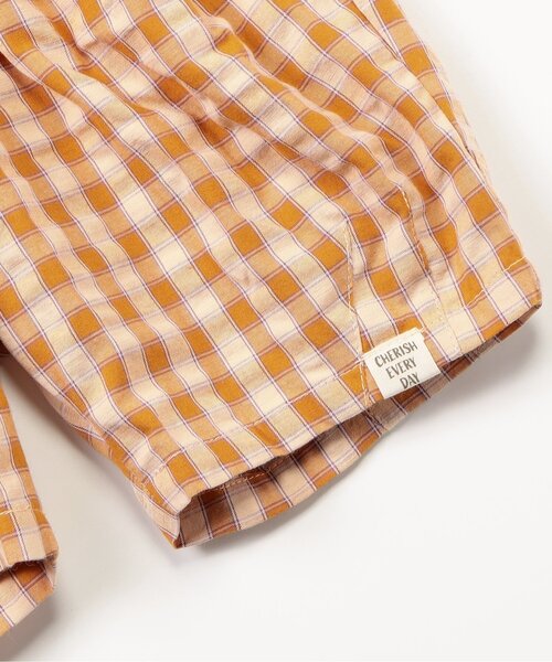 BREEZE（ブリーズ）の「【セットアップ可/WEB限定】チェックバルーンハーフパンツ_ジュニア対応（その他パンツ・キッズ・ブルー/ピンク/イエロー・90/100/110/120/130/140）」の21枚目の写真