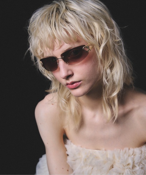 Carmelo(カーメロ)の「Coeur sunglasses(サングラス・レディース・シルバー/ゴールド/ブラック・FREE)」の14枚目の写真