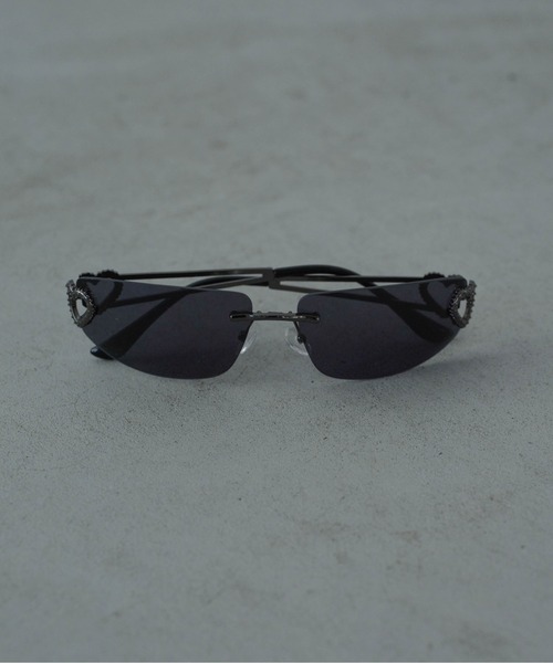 Carmelo(カーメロ)の「Coeur sunglasses(サングラス・レディース・シルバー/ゴールド/ブラック・FREE)」の7枚目の写真