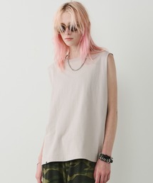 AFF AIVER（エイエフエフアイバー）の「AFF AIVER　16/-ウォッシュ天竺N/S TEE（ショートレングス）（Tシャツ/カットソー）」